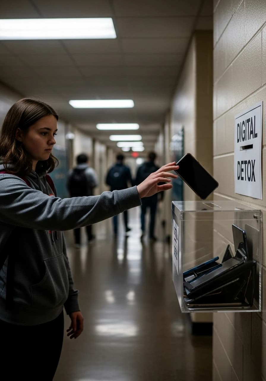 Do schools have the right to ban phones during the day even outside class?