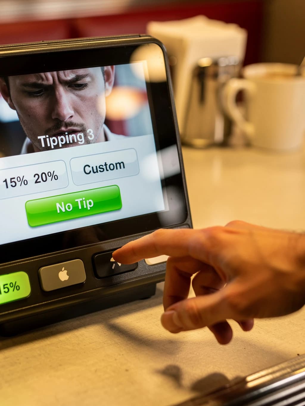 Should tipping be expected at places where you order at a counter and grab your own food?