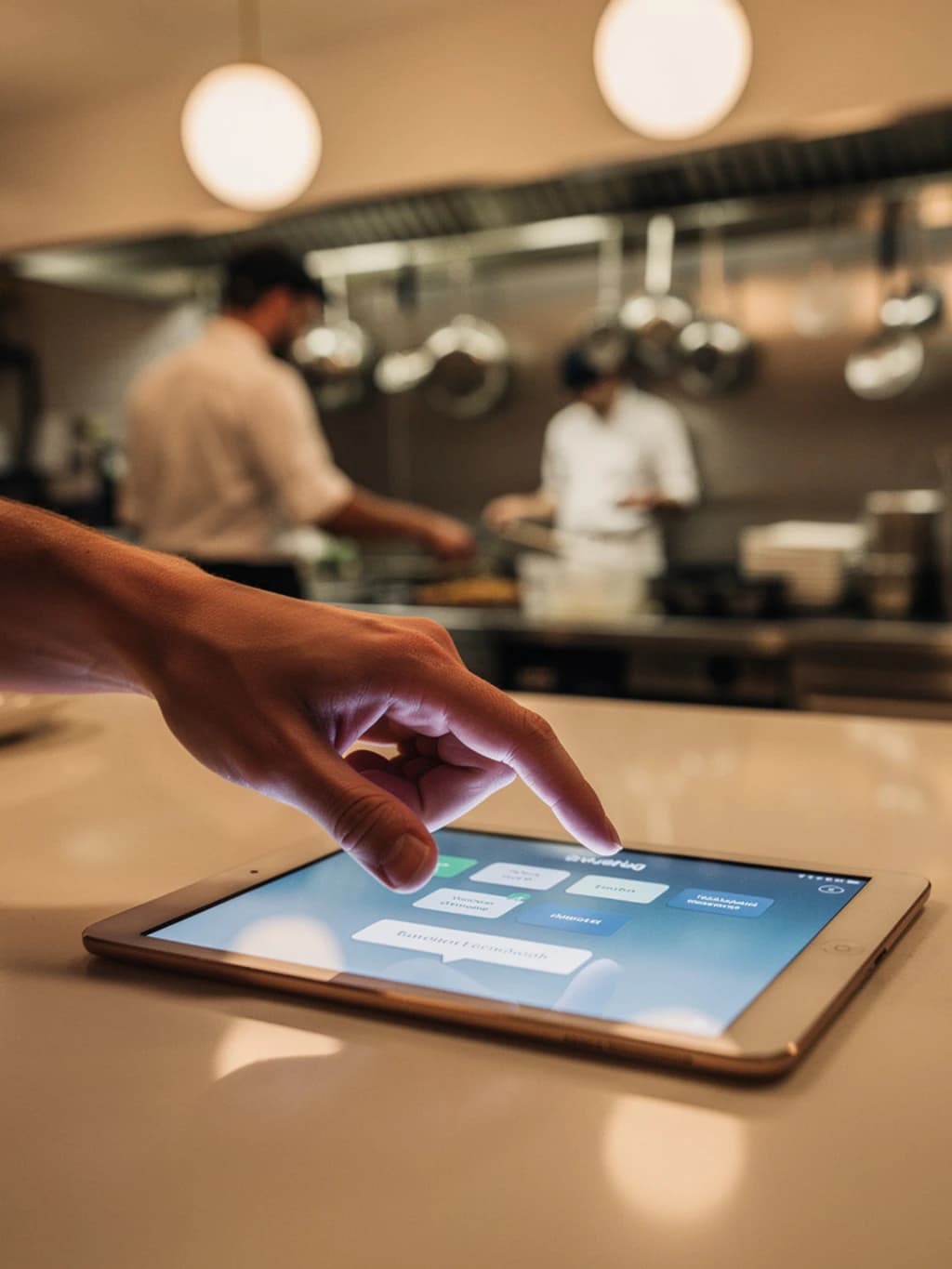 Does it count as a restaurant experience if you're tipping on an iPad at pickup?